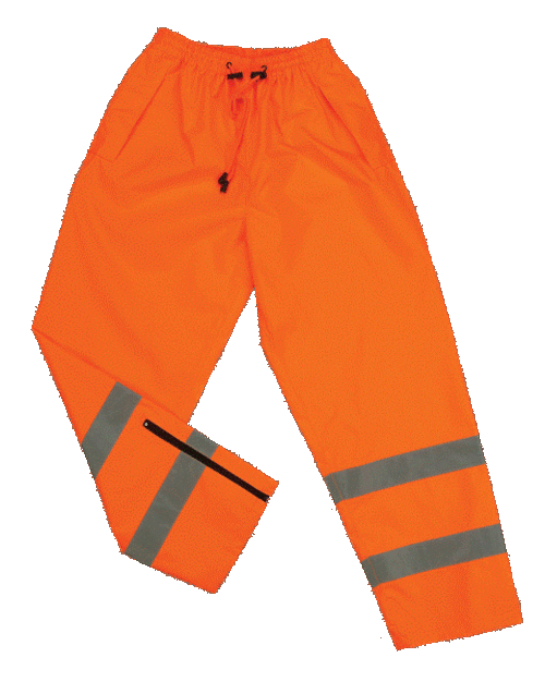 Main 2W 738C-E XXL Class E Waist Rain Pants - Orange- XX-Large image