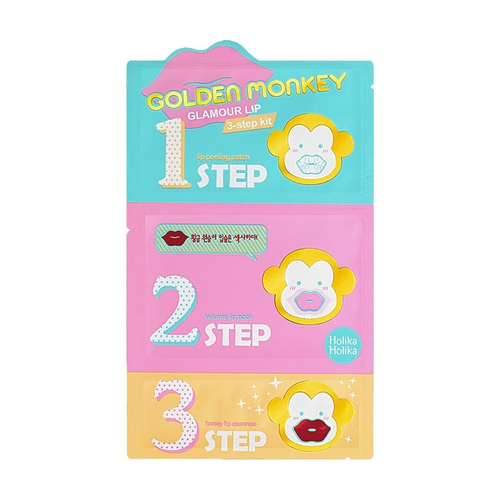 Main Moisturizing Facial Mask Holika Holika Golden Monkey Glamour Lip image