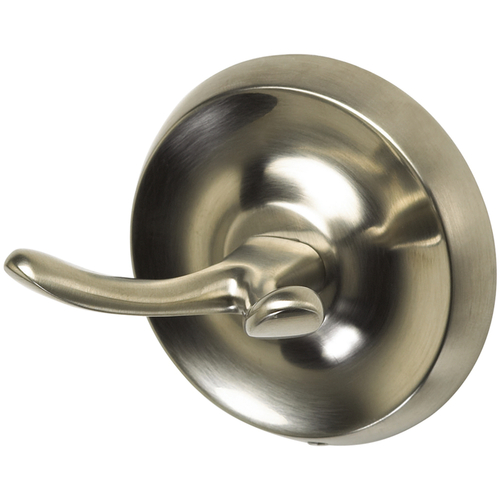 Main OakBrook 4879011 2 in. Small Brushed Nickel Double Hook - 30 lbs,  image