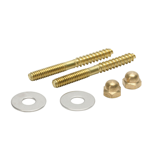 Main Fluidmaster 4699773 Toilet Bolts Set, Brass image