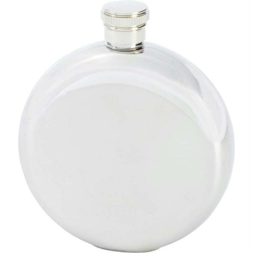 Main Maxam KTFLRS5 Maxam 5oz Round Solid Stainless Steel Flask image