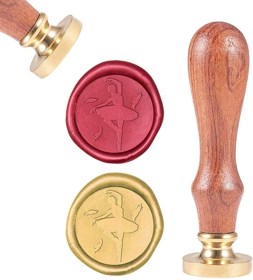 Main Ballet Dancer, Sealing Wax Stamps Retro Wood Stamp Wax Seal image