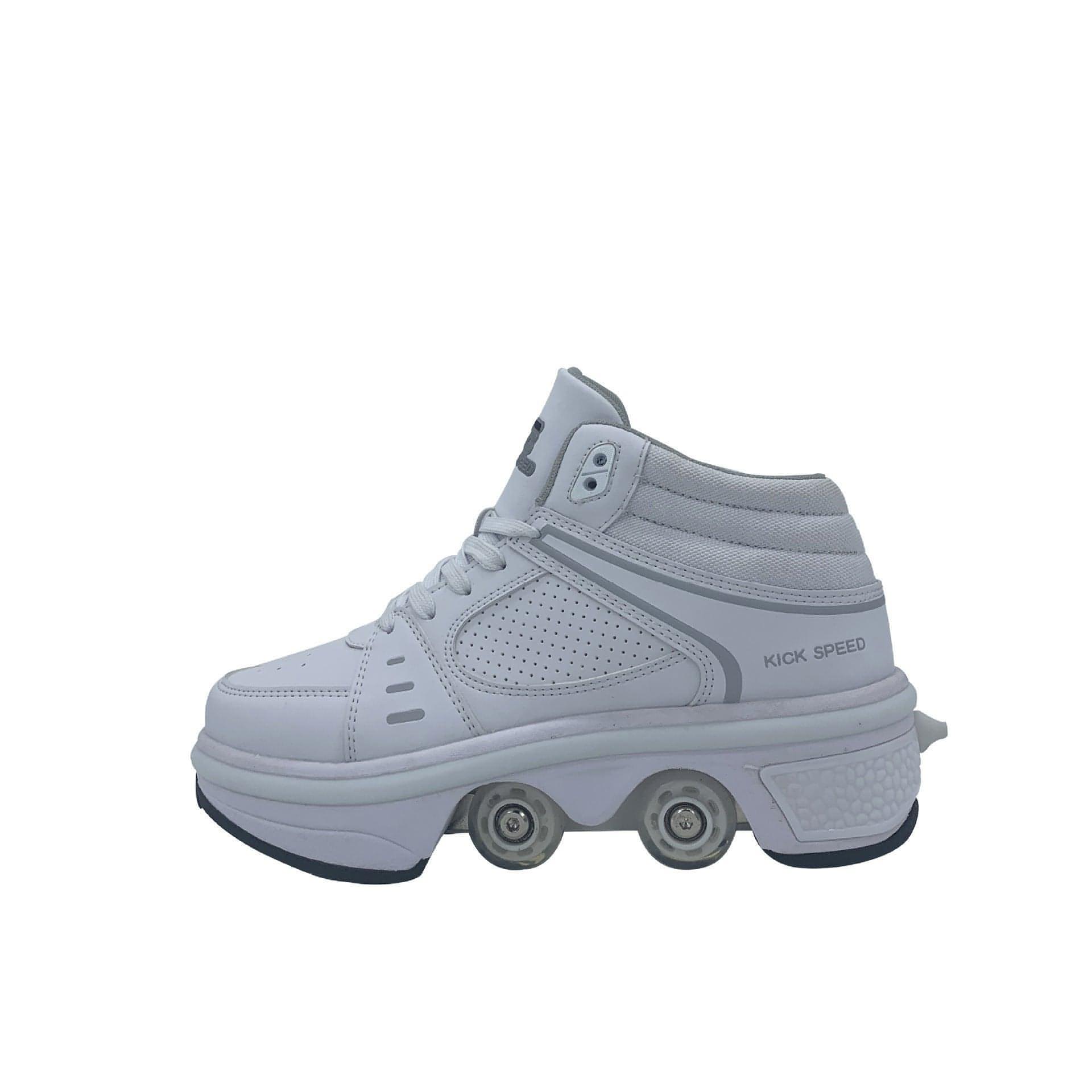 Main Good Product Dual-purpose Roller Skates, Deformed Shoes, Double Row image