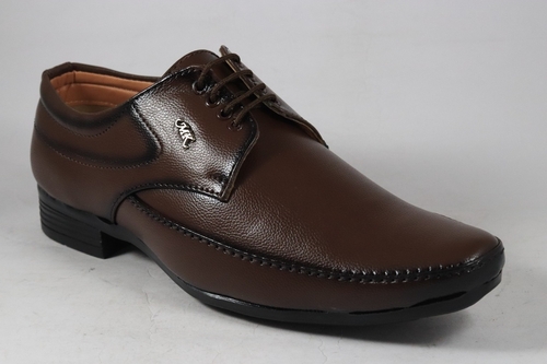 Main Men's Lace Up Formal Shoe Brown 6UK image