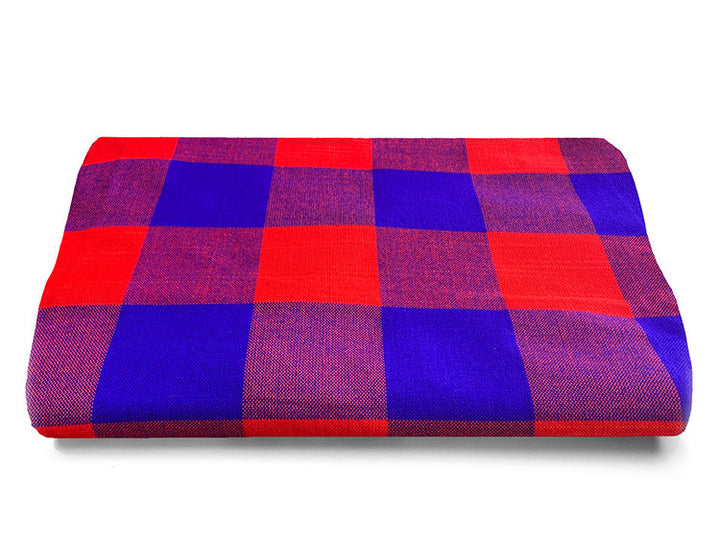 Main Maasai Shuka / African Maasai throw Blanket image