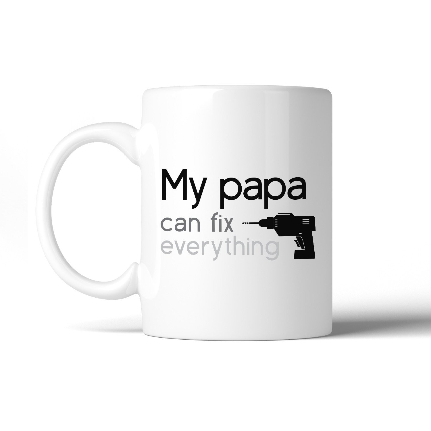 Main My Papa Fix White Coffee Mug Funny Fathers Day image