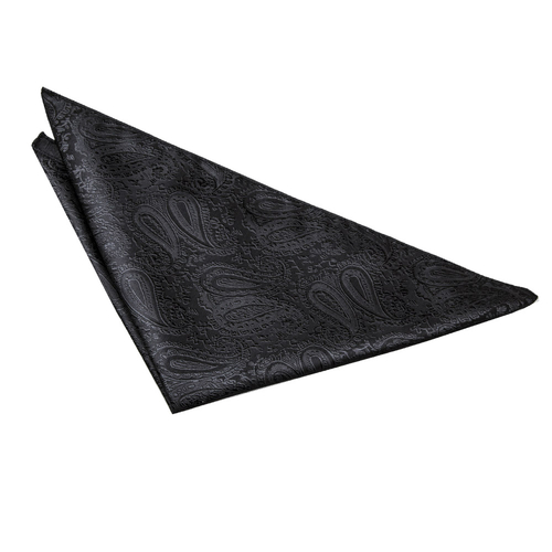 Main Paisley Handkerchief - Black image