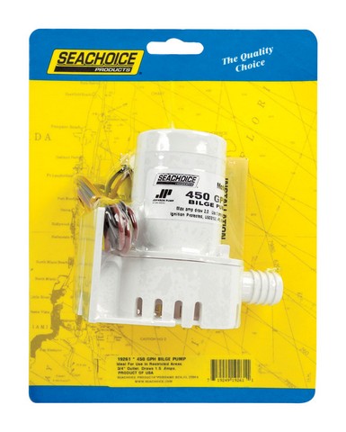 Main Seachoice 19261 450 GPH 0.75 in. Bilge Pump image