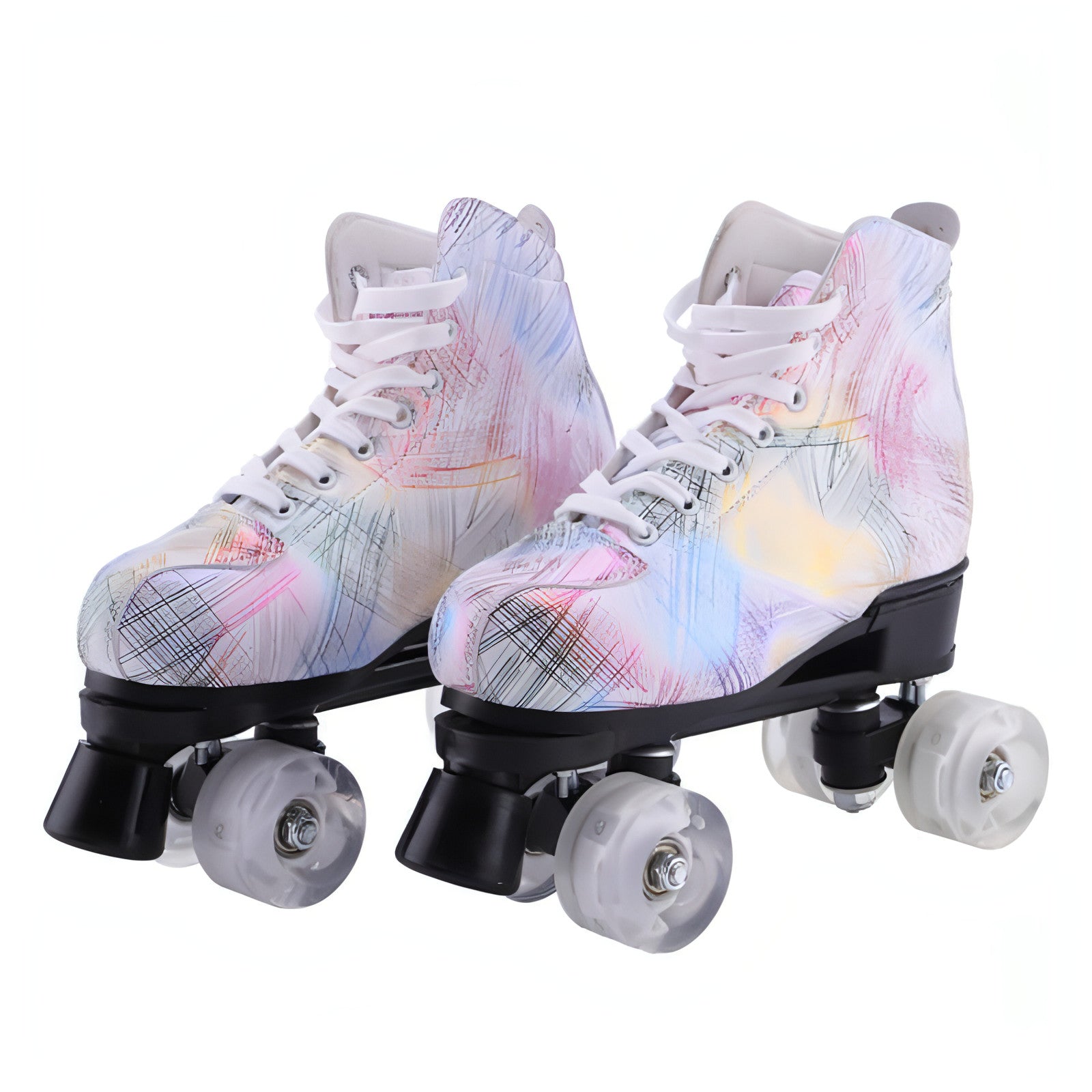 Main Symphony Feather Double Row Skates Adult Roller Skates Four Roller image