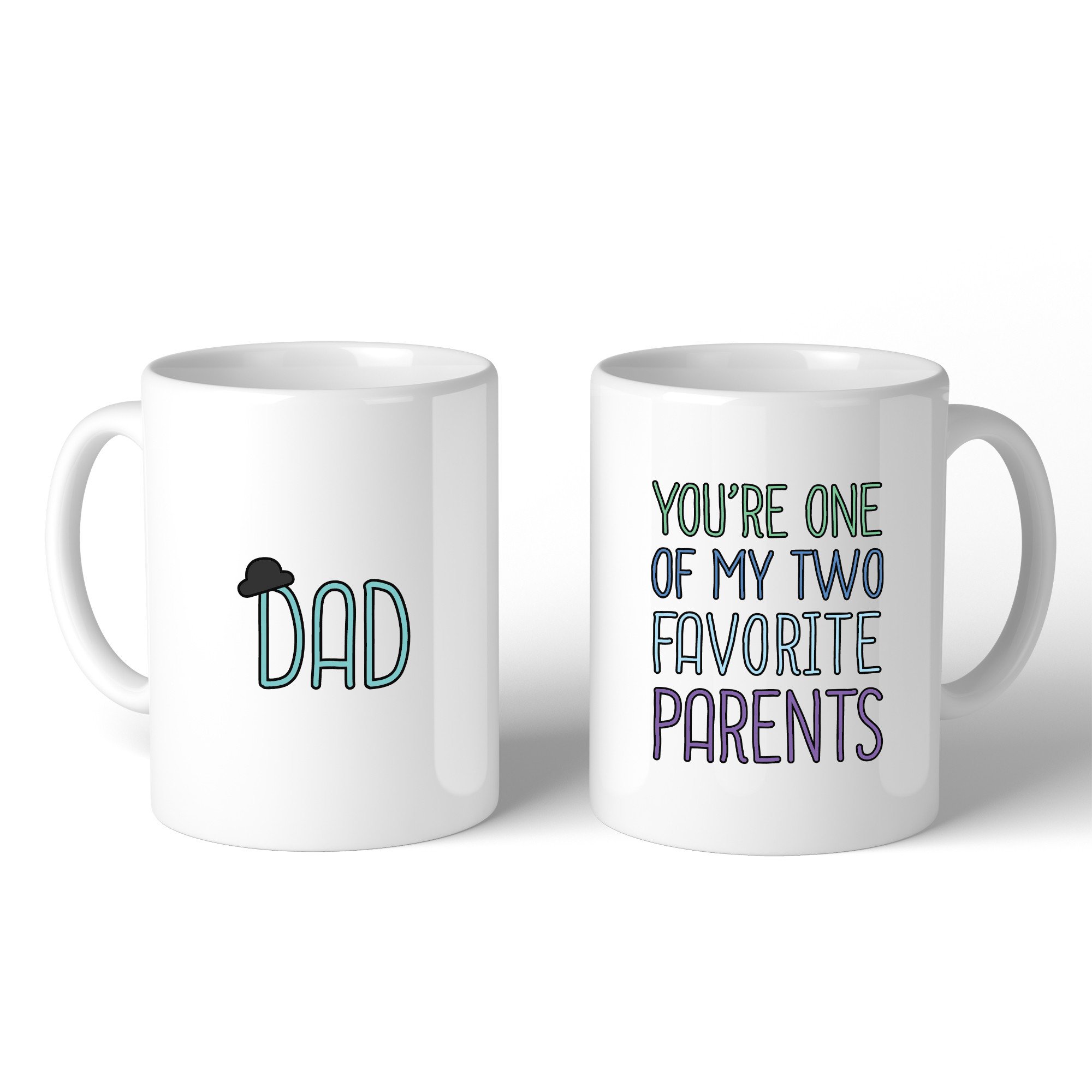 Main Two Favorite Parents Coffee Mug For Fathers Day image