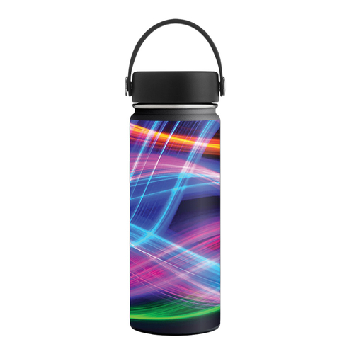Main MightySkins HFWI18-Light Waves Skin for Hydro Flask 18 oz Wide Mouth - image