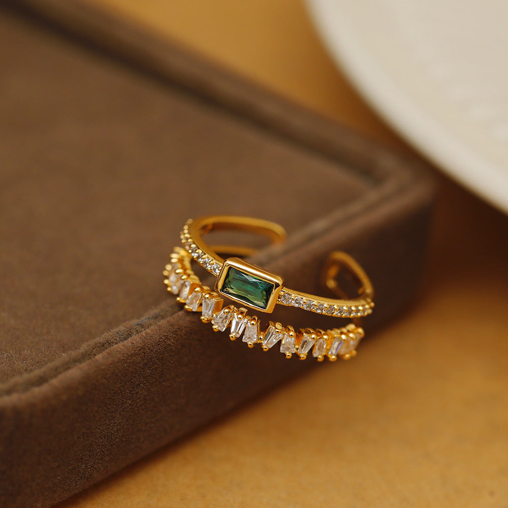 Main Zircon Adjustable Women's Ring image