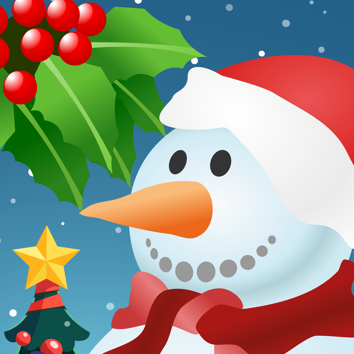 White Christmas icon