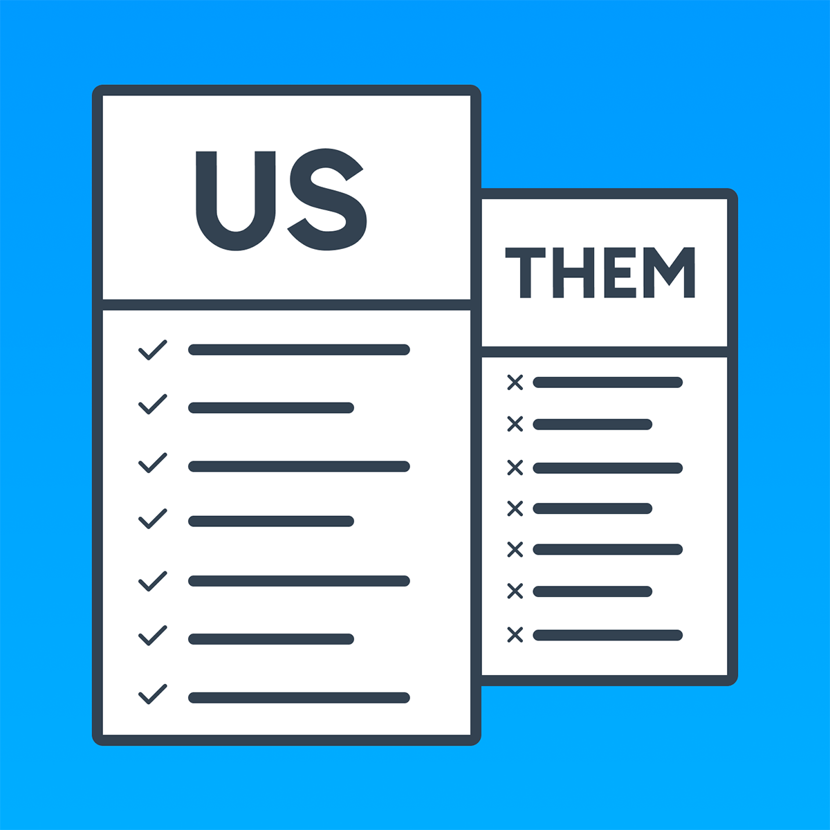 Us Vs Them ‑ Comparison Tables icon