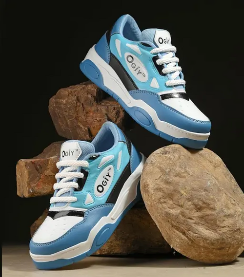 Main Men's styles sports casual ogiy shoes Blue Color image